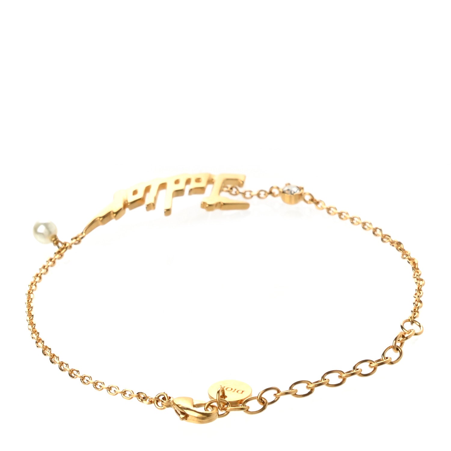 Christian Dior Metal J'Adior Chain Bracelet Gold 3 of 4