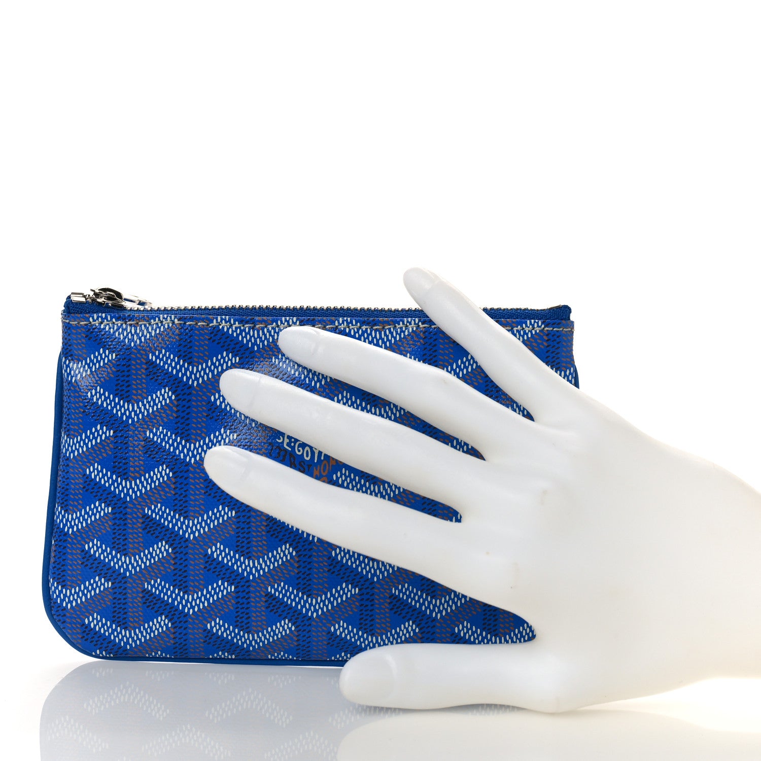 Goyard Goyardine Mini Senat Pochette Sky Blue 2 of 8