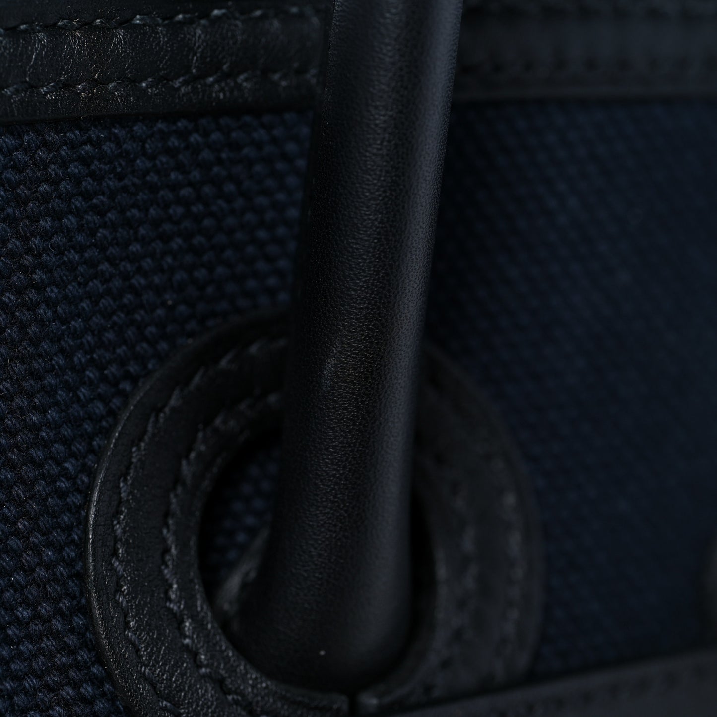 Goeland Toile Swift Cargo Birkin 35 Bleu Marine