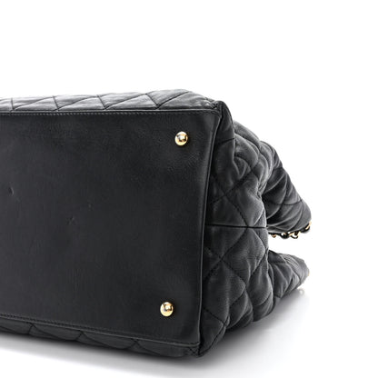 Chanel Calfskin Quilted Small Chain Me Tote Black 11 of 13