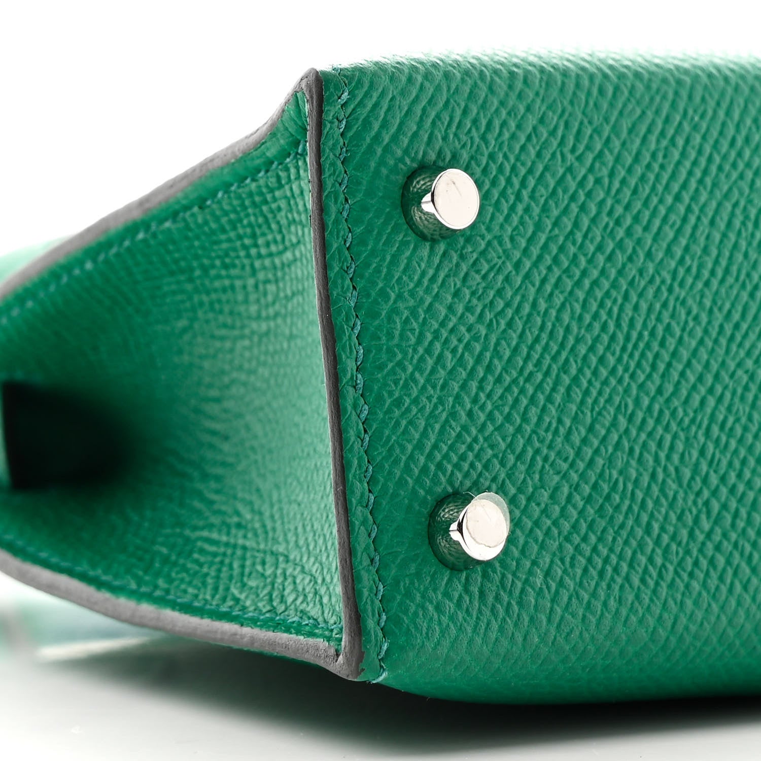 Hermes Epsom Mini Kelly Sellier 20 Vert Vertigo 9 of 10