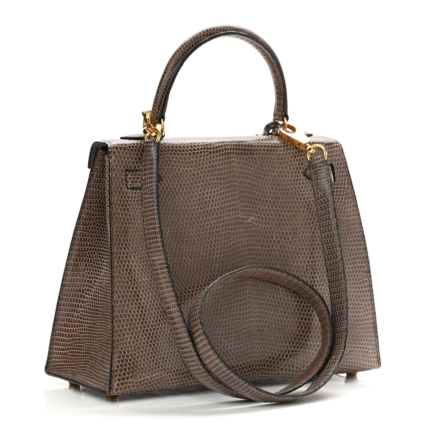 Lizard Niloticus Kelly Sellier 25 Gris Fonce