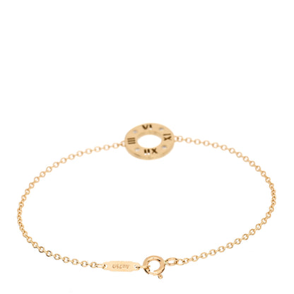 Tiffany 18K Yellow Gold Diamond Atlas Pierced Bracelet 2 of 4