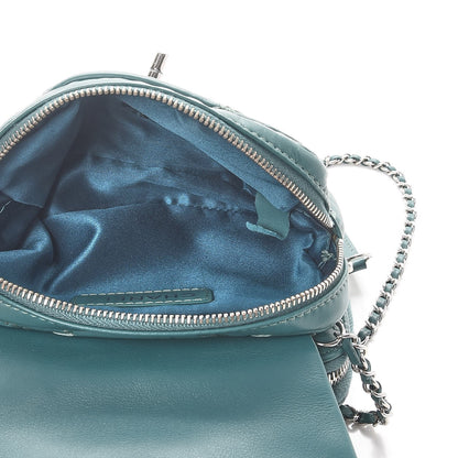 Chanel Calfskin Ultimate Stitch Mini Flap WOC Bag Turquoise 6 of 9