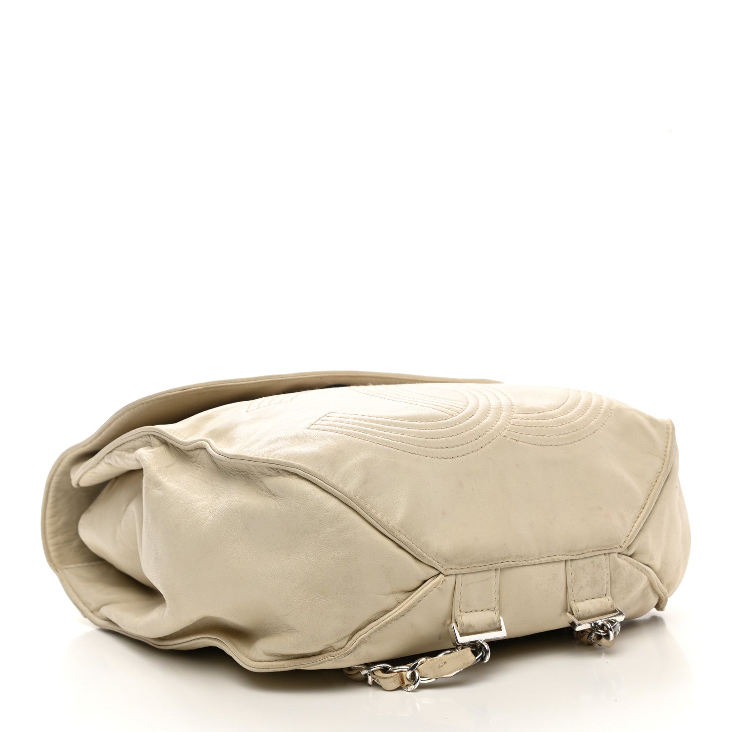 Chanel Lambskin CC Flap Backpack White 4 of 19