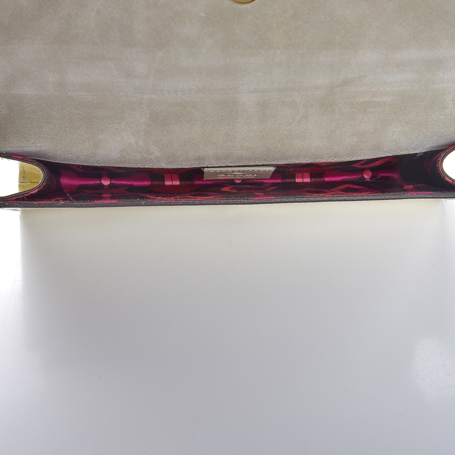 Gucci Patent Romy Clutch Off White 5 of 10