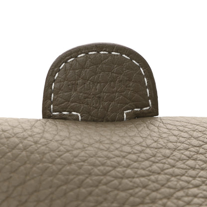 Hermes Taurillon Clemence EVELYNE III PM Etoupe 7 of 11