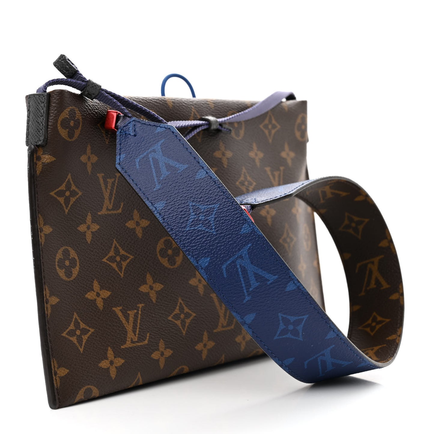 Monogram Small Outdoor Pouch Pacific Blue