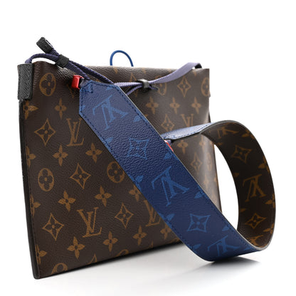 Louis Vuitton Monogram Small Outdoor Pouch Pacific Blue 3 of 9
