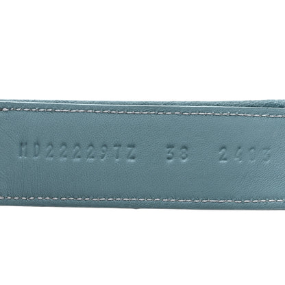 Hermes Suede Goatskin Womens Chypre Sandals 38 Bleu Mineral 9 of 9