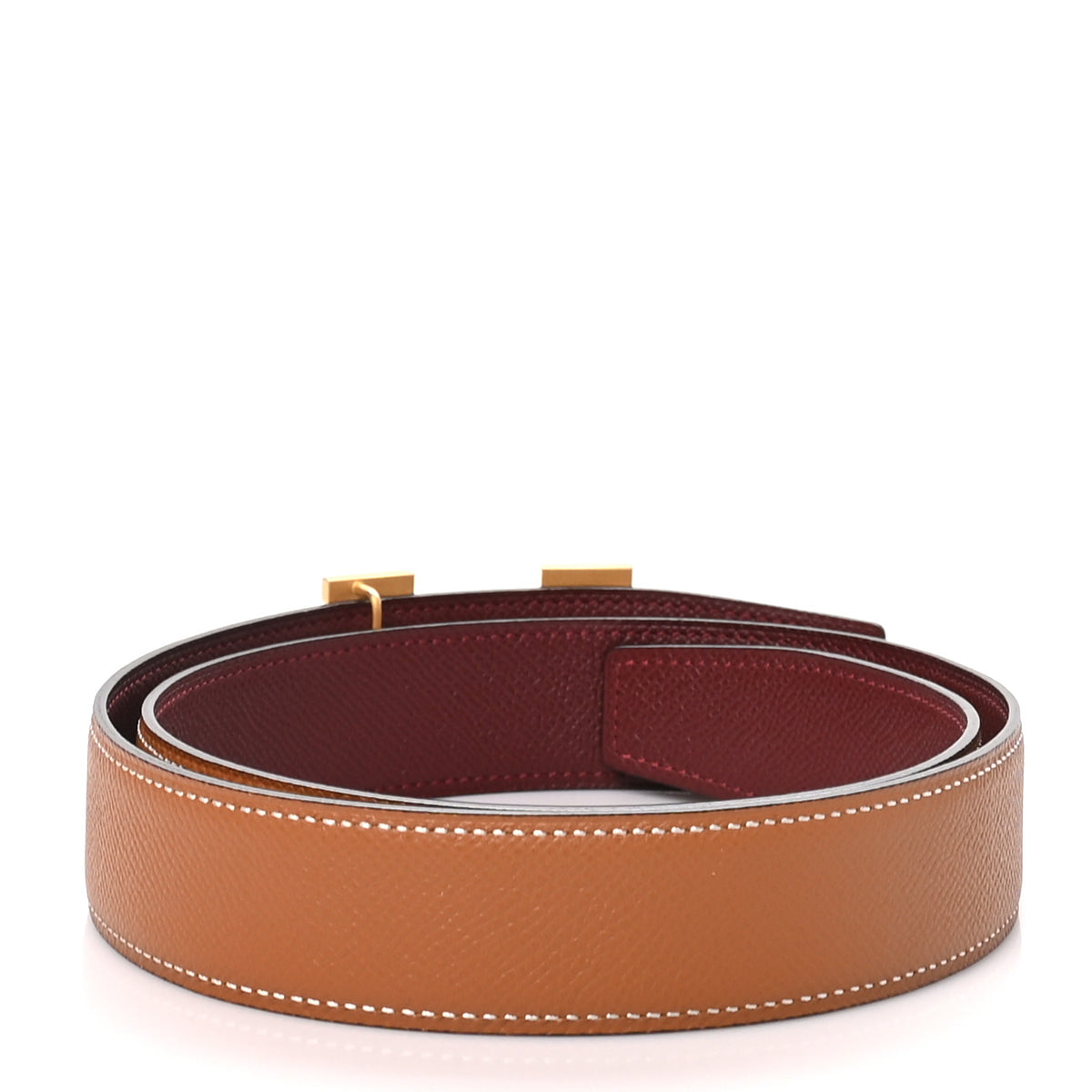 Epsom 32mm H Belt 80 32 Rouge H Gold