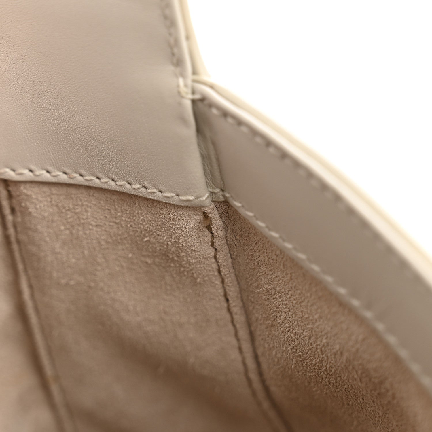 Saint Laurent Smooth Calfskin Le 5 A 7 Hobo Crema Soft 12 of 13
