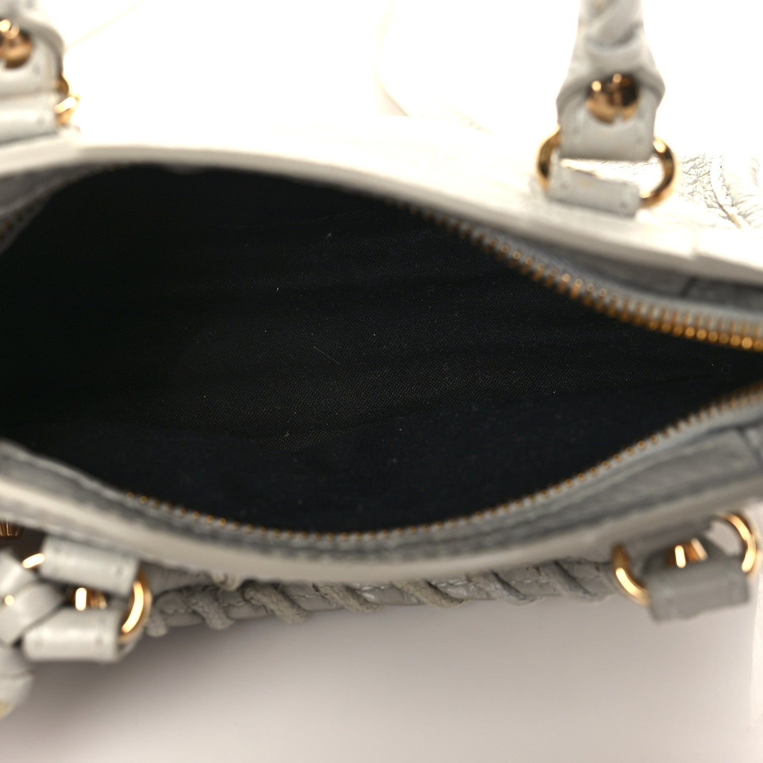 Balenciaga Agneau Classic Gold Hardware Nano City Nuage 4 of 8