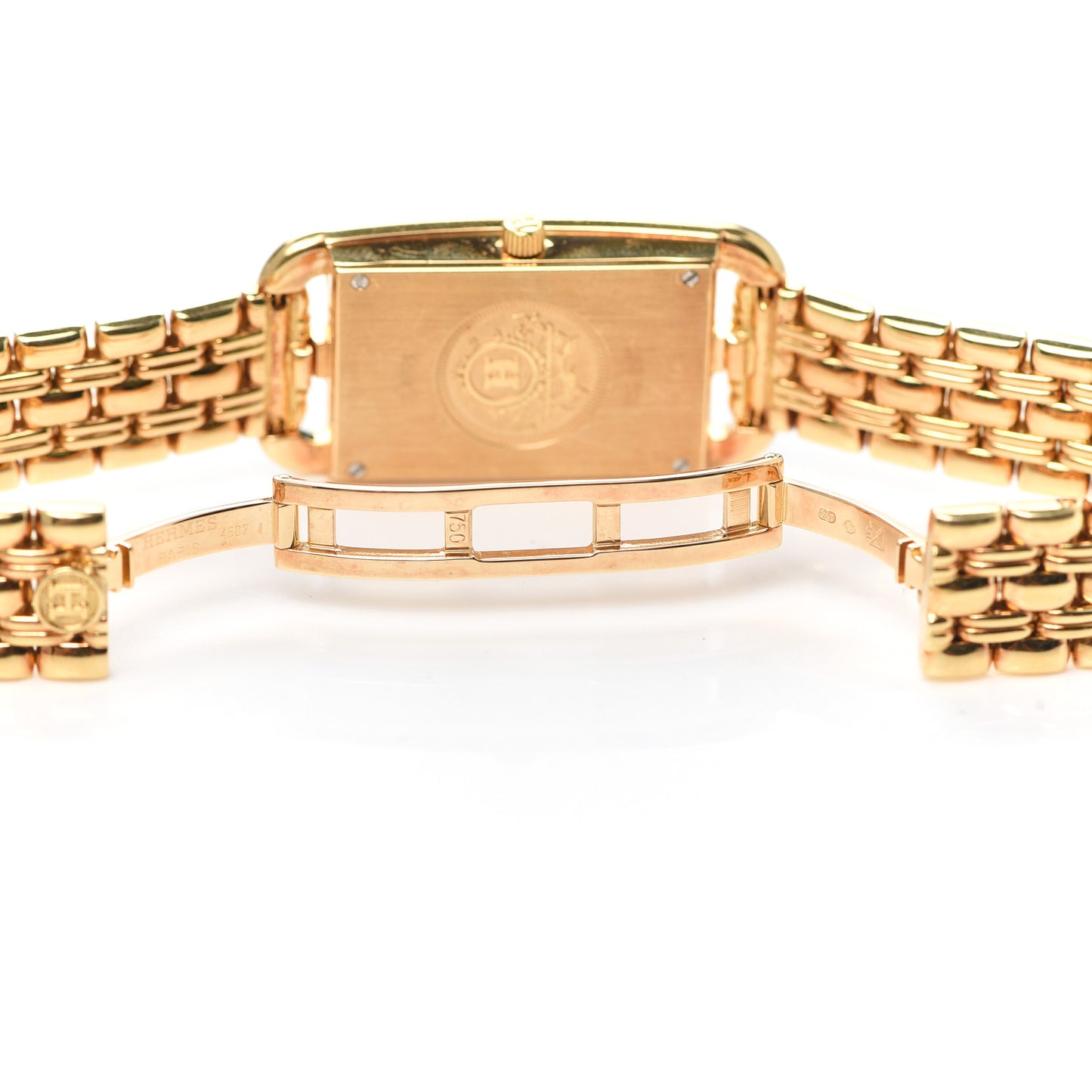 18K Yellow Gold Diamond Mother of Pearl 20mm Nantucket Quartz Watch