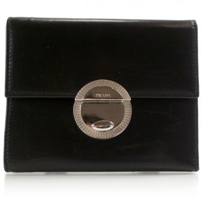 Prada Leather Compact Wallet 1 of 8