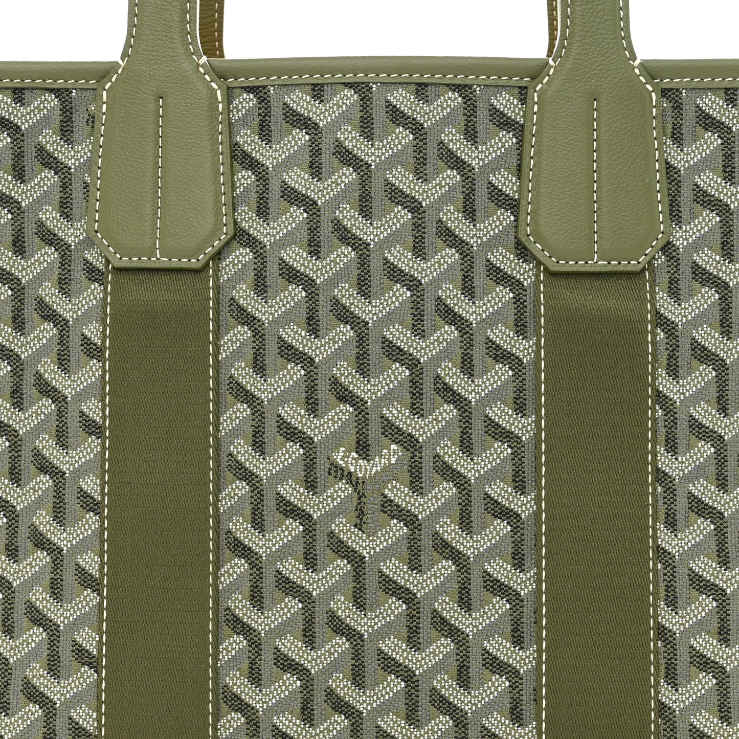 Goyardine Villette PM Tote Khaki