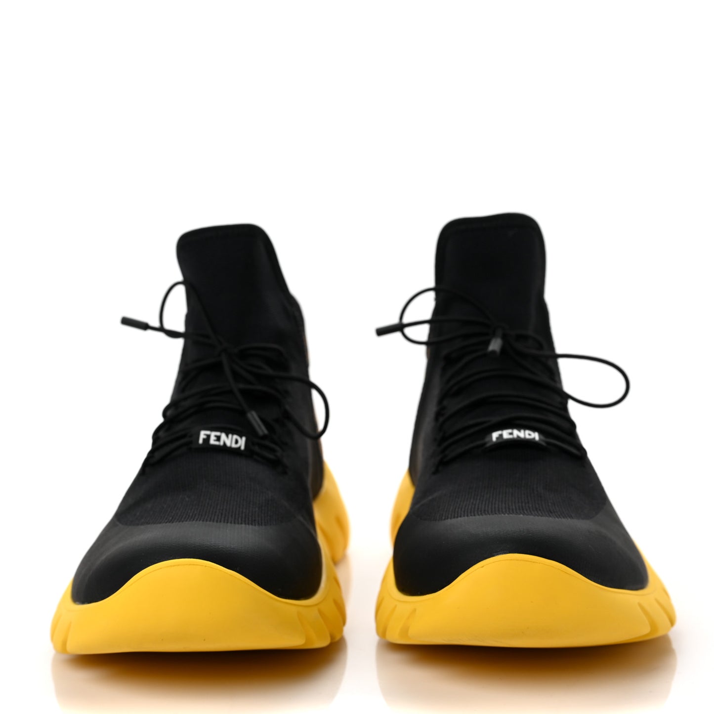 Mesh FF Mens High Top Sneakers 7 Black