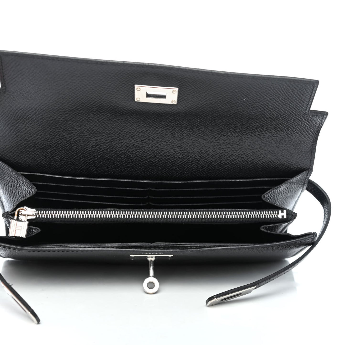 Epsom Kelly Longue Wallet Black