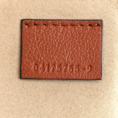 Chloe Shiny Goatskin Smooth Calfskin Suede Small Pixie Bag Saffron Red 7 of 10