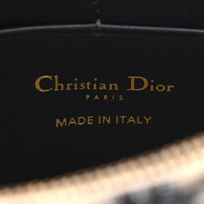 Christian Dior Oblique Saddle Chain Pouch Blue 8 of 9