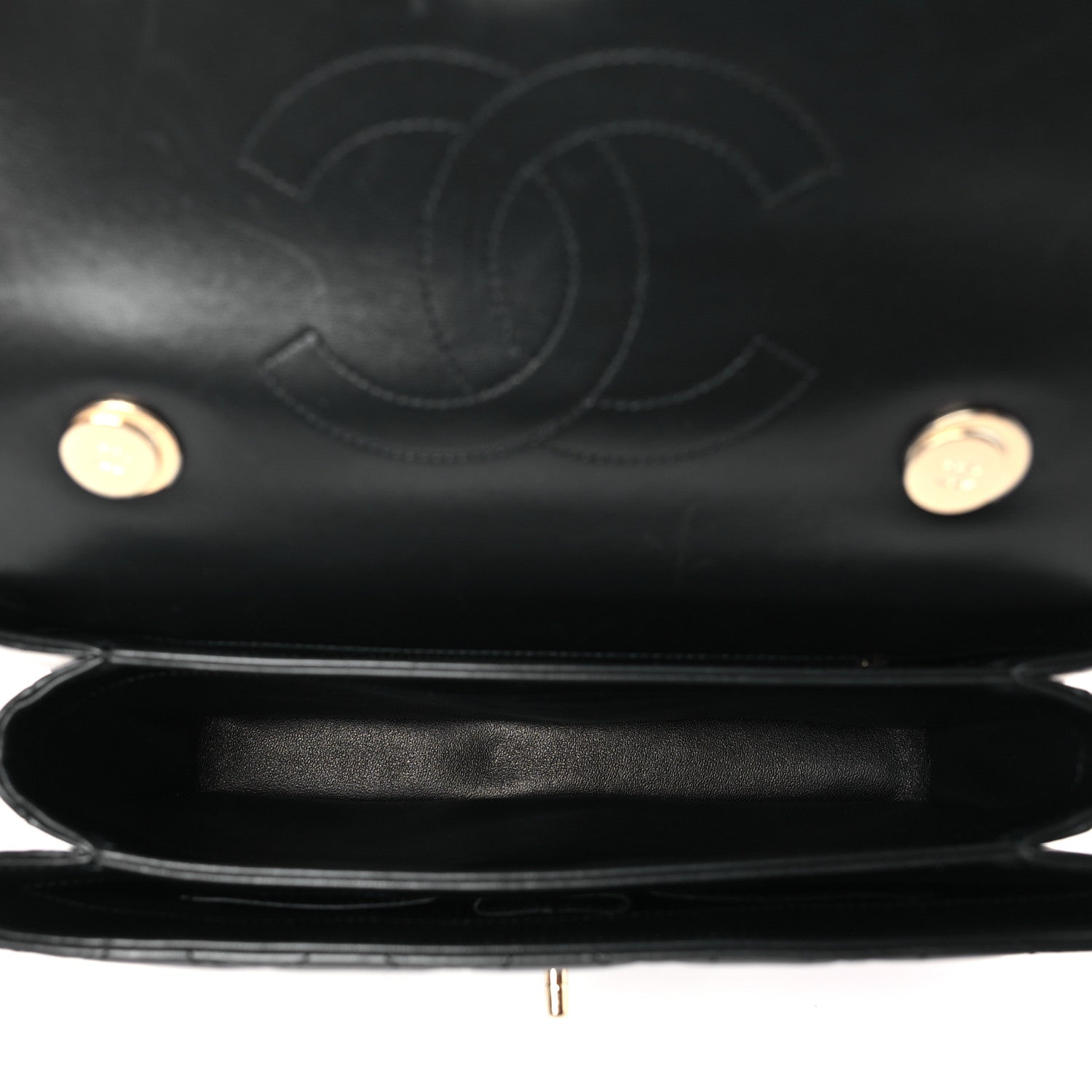 Chanel Lambskin Quilted Medium Trendy CC Flap Dual Handle Bag Black 5 of 10