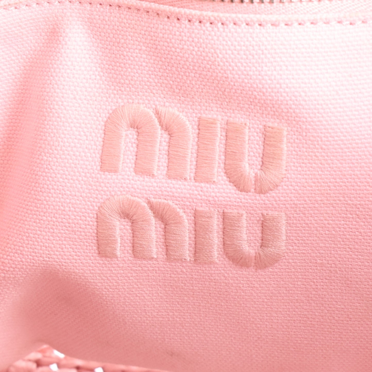 Fabric Crochet Knit Tote Alabaster Pink
