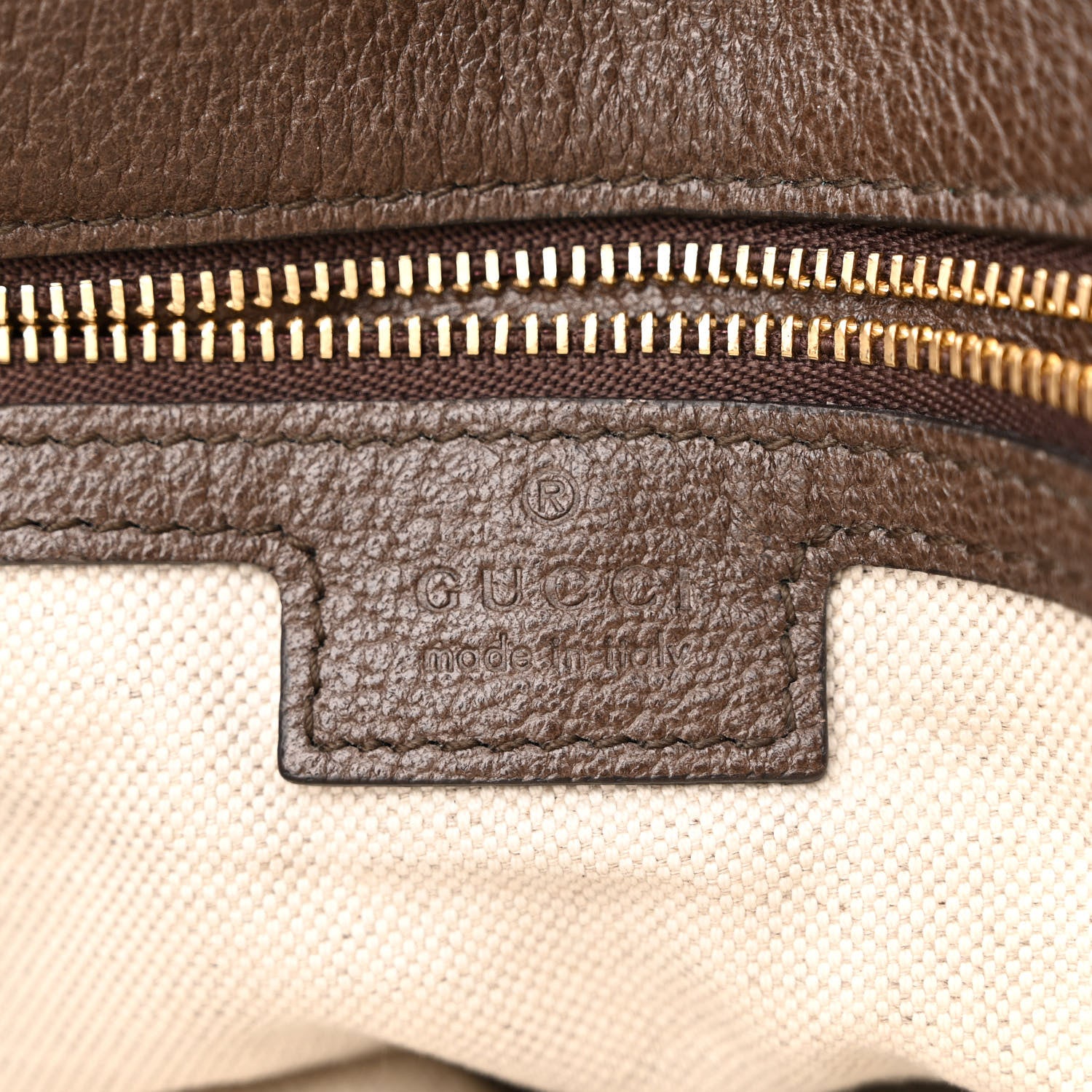 Gucci GG Supreme Monogram Textured Dollar Calfskin Web Medium Blondie Shoulder Flap Bag Beige Ebony New Acero 7 of 11