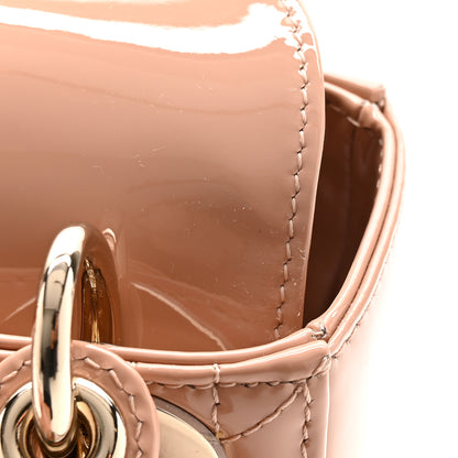 Christian Dior Patent Cannage Mini Lady Dior Light Pink 11 of 12