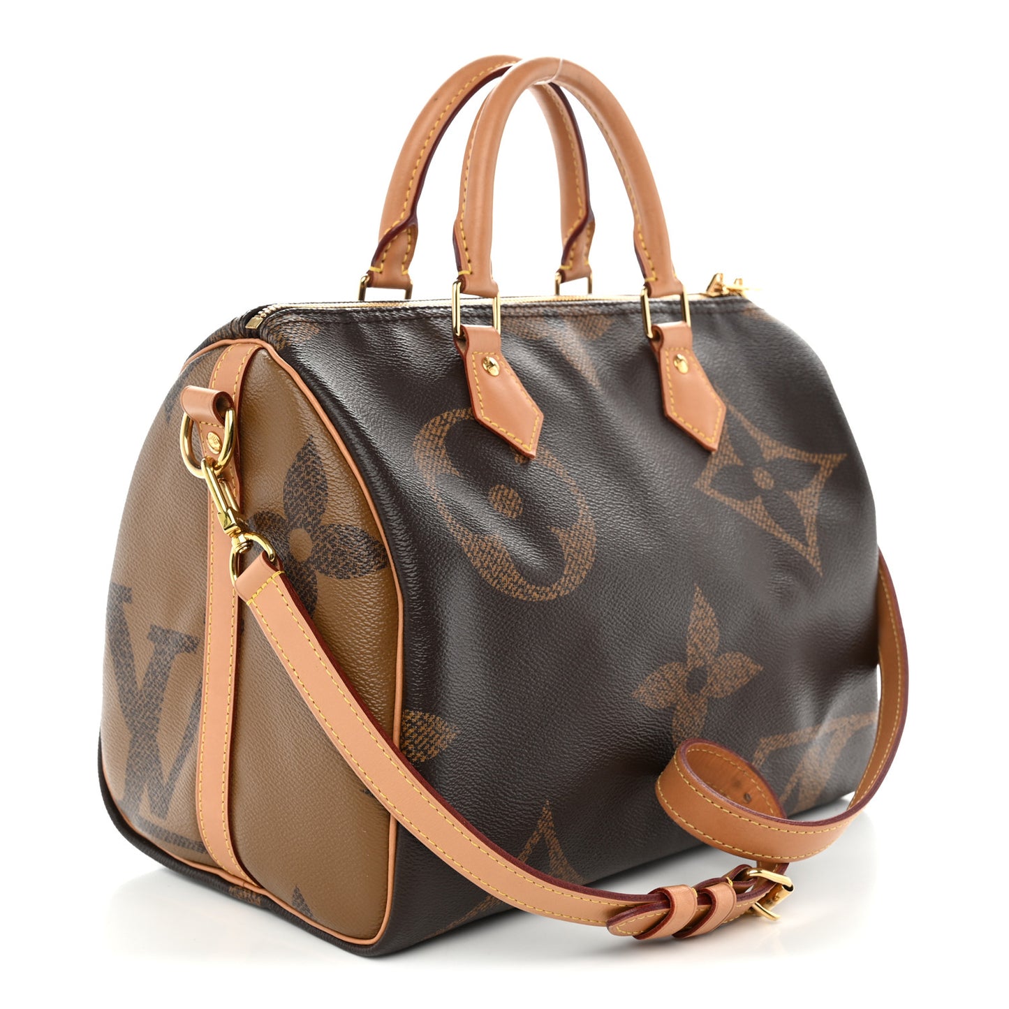 Reverse Monogram Giant Speedy Bandouliere 30