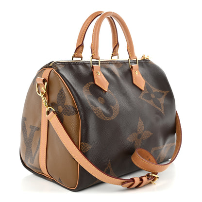 Louis Vuitton Reverse Monogram Giant Speedy Bandouliere 30 3 of 12