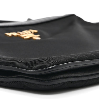 Prada Tessuto Nylon Soft Calf Double Zip Crossbody Bag Black 18 of 21
