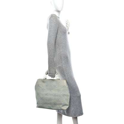 Chanel Denim Large CC Tote Light Blue 3 of 19