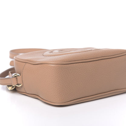 Gucci Pebbled Calfskin Small Soho Disco Bag Camelia 9 of 10