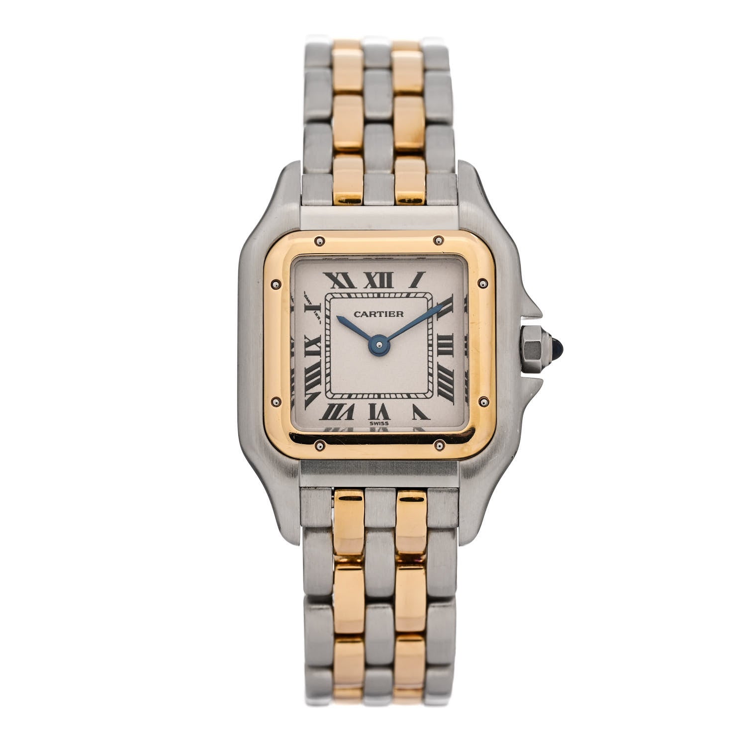 Cartier Stainless Steel 18K Yellow Gold 22mm Panthere Quartz Watch 1 of 4