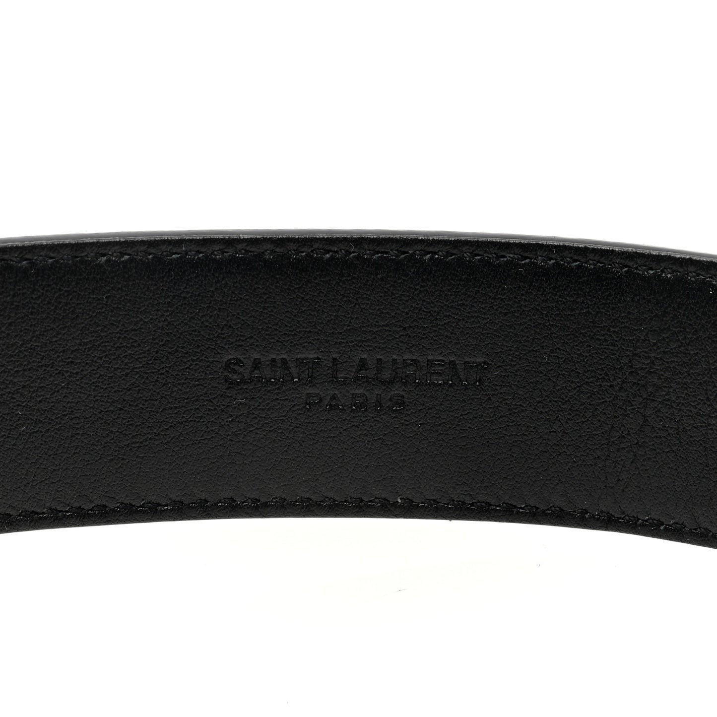 Smooth Calfskin Monogram Square Buckle Belt 90 36 Black