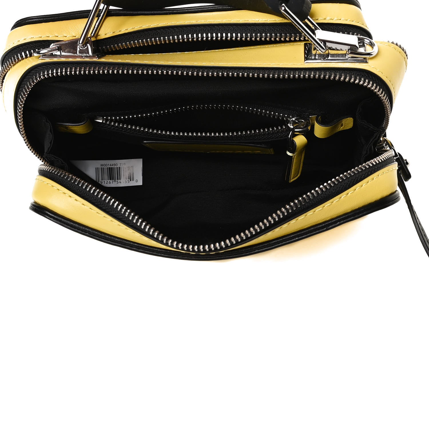 Marc Jacobs Calfskin Mini The Textured Box Bag Yellow 893485