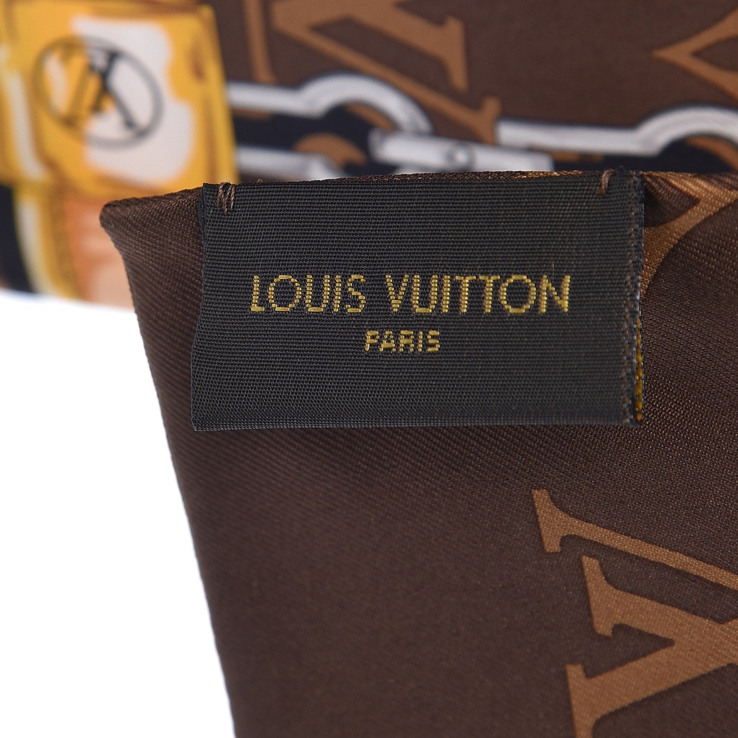 Silk Monogram Confidential Bandeau Brown