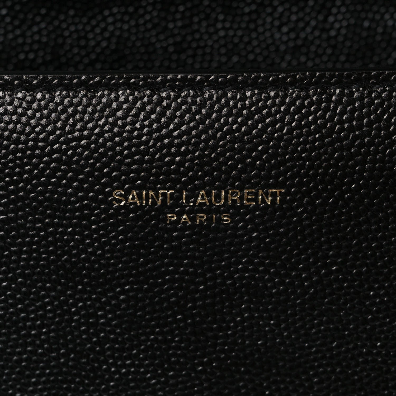 Saint Laurent Grain de Poudre Mini Classic Monogram Cassandra Top Handle Black 7 of 11