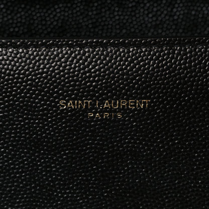 Saint Laurent Grain de Poudre Mini Classic Monogram Cassandra Top Handle Black 7 of 11