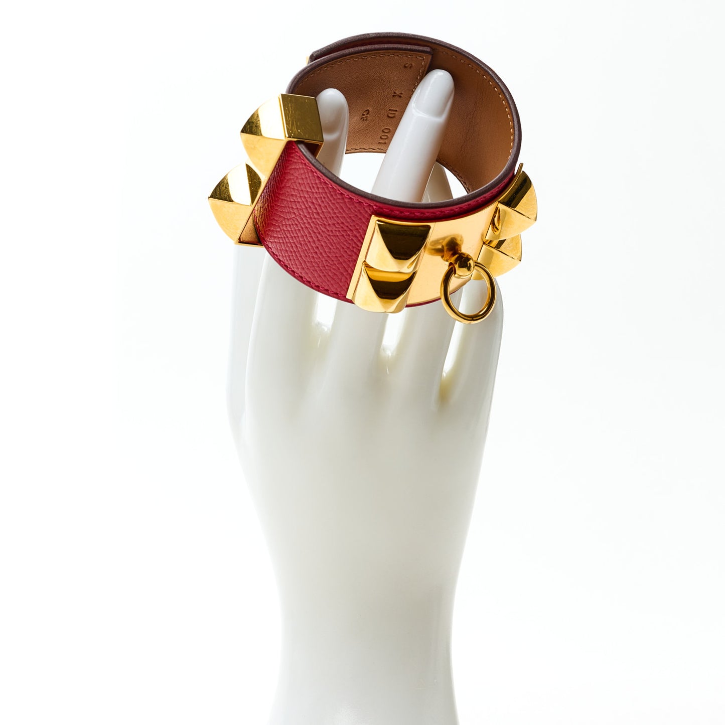 Epsom Collier de Chien CDC Bracelet S Rouge Casaque