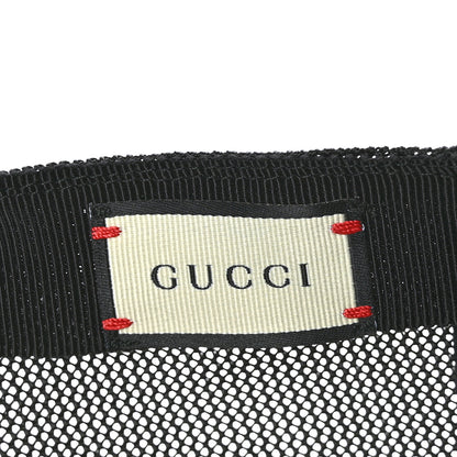 Gucci X SEGA Calfskin GUCCY Stars Baseball Hat L Black Gold 8 of 8