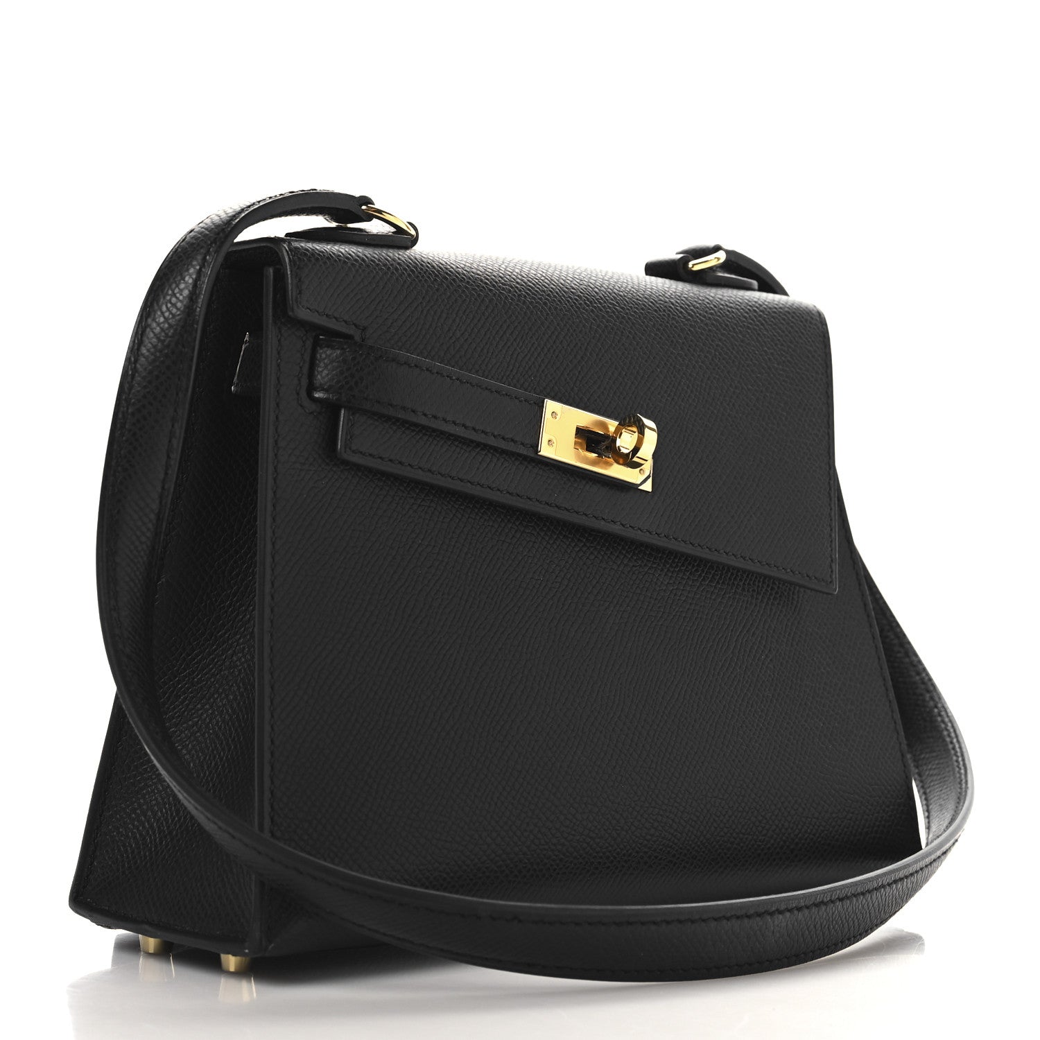 Hermes Epsom Kelly En Desordre Sellier 20 Black 3 of 14