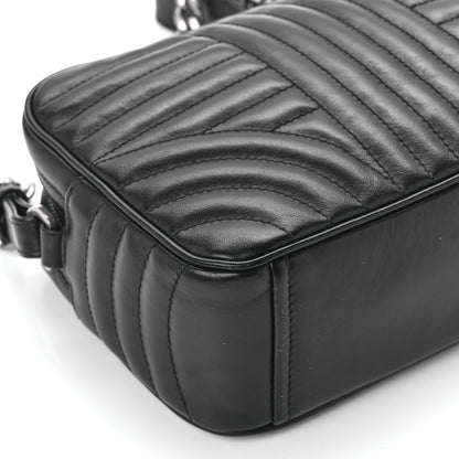 Prada Soft Calfskin Diagramme Camera Bag Black 10 of 11