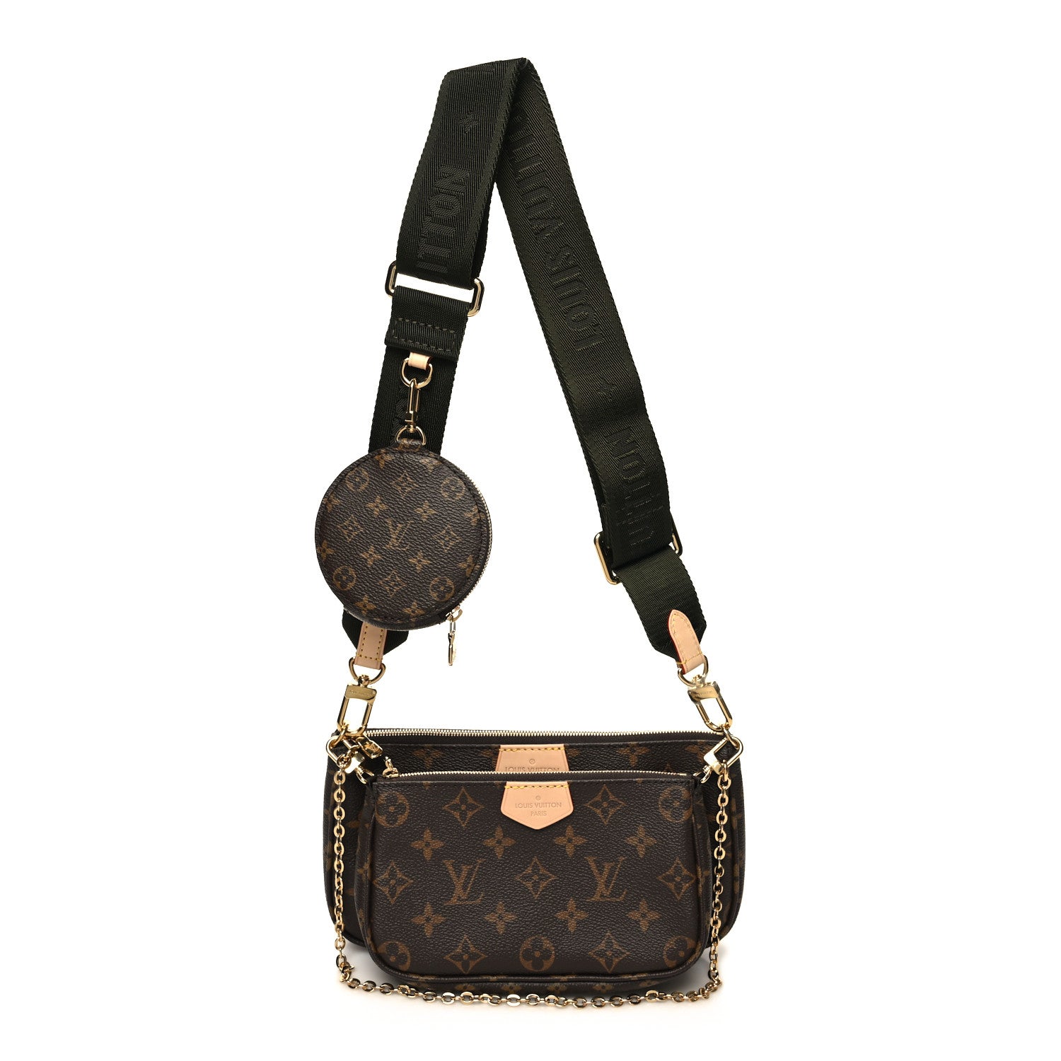 Louis Vuitton Monogram Multi Pochette Accessories Kaki 1 of 11