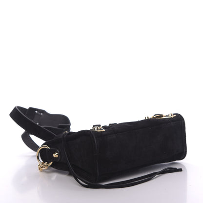 Balenciaga Baby Daim Suede Gold Metallic Edge Hardware Mini City Black 4 of 10