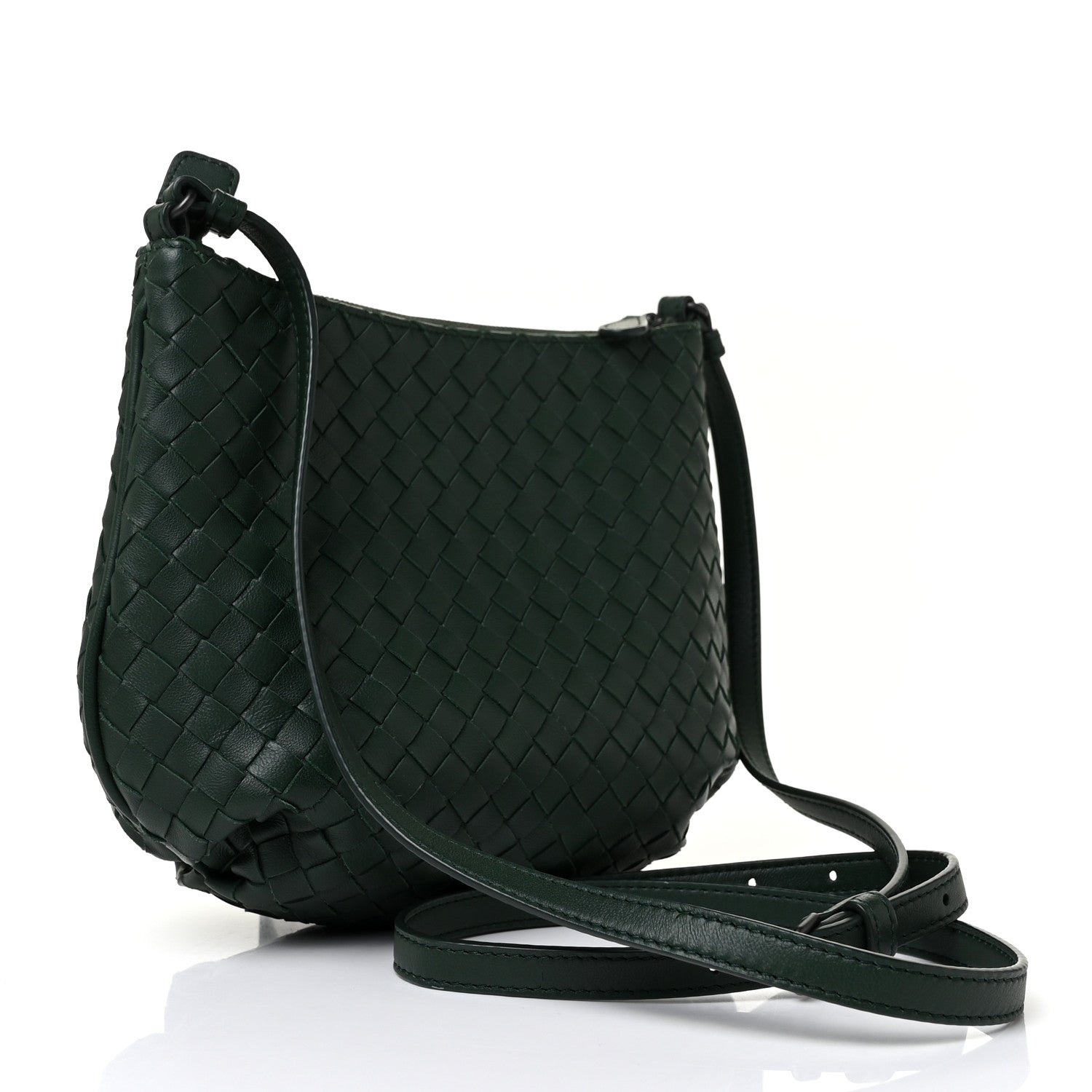 Bottega Veneta Nappa Intrecciato Crossbody Raintree 2 of 7