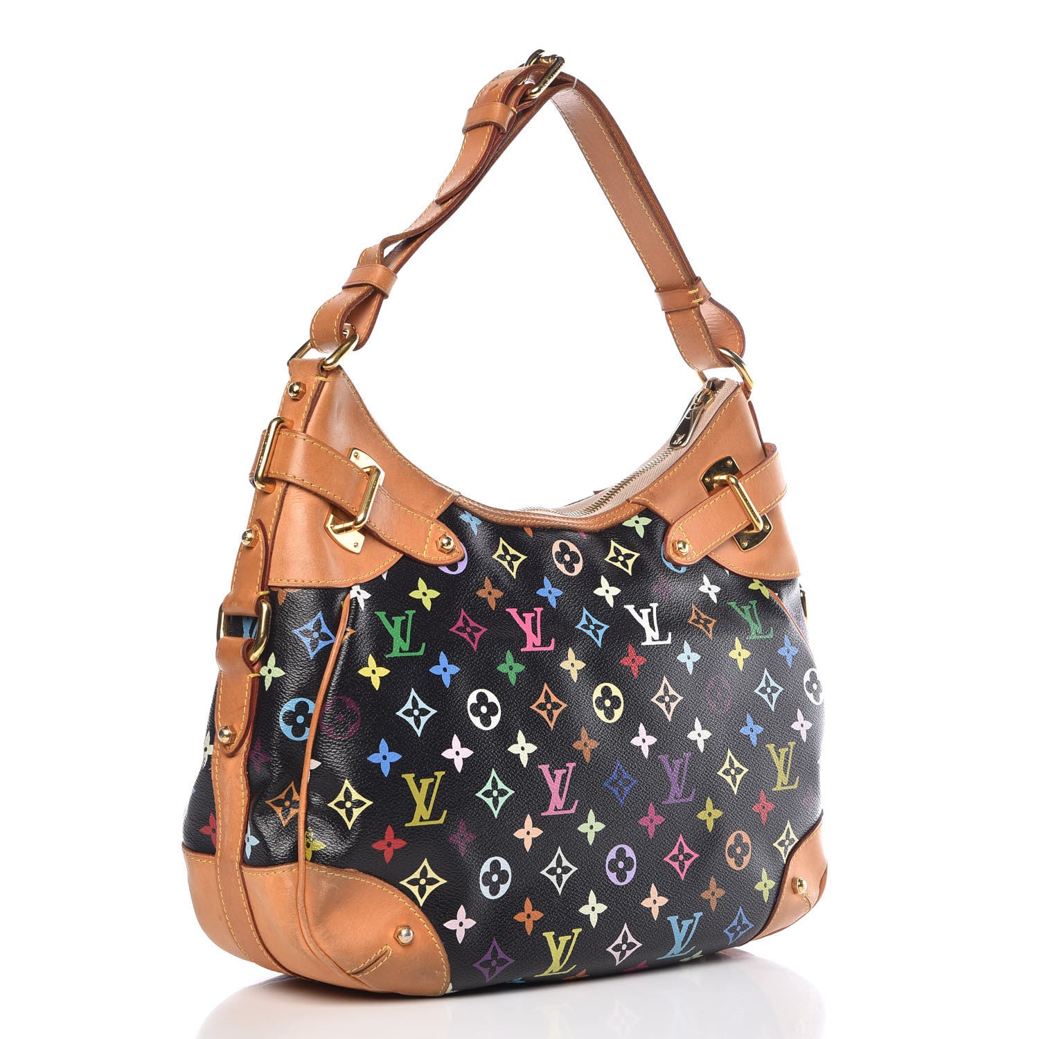 Louis Vuitton Monogram Multicolor Greta Black 3 of 14