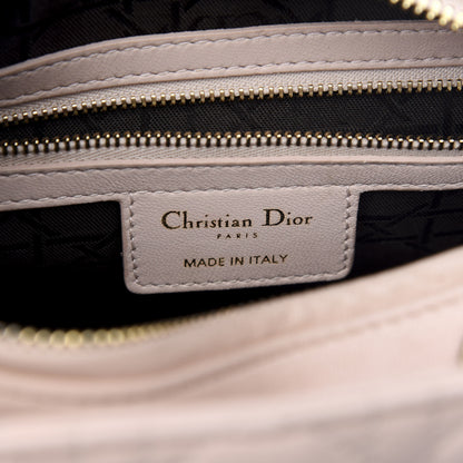 Christian Dior Lambskin Cannage Medium Lady Dior Light Pink 7 of 8