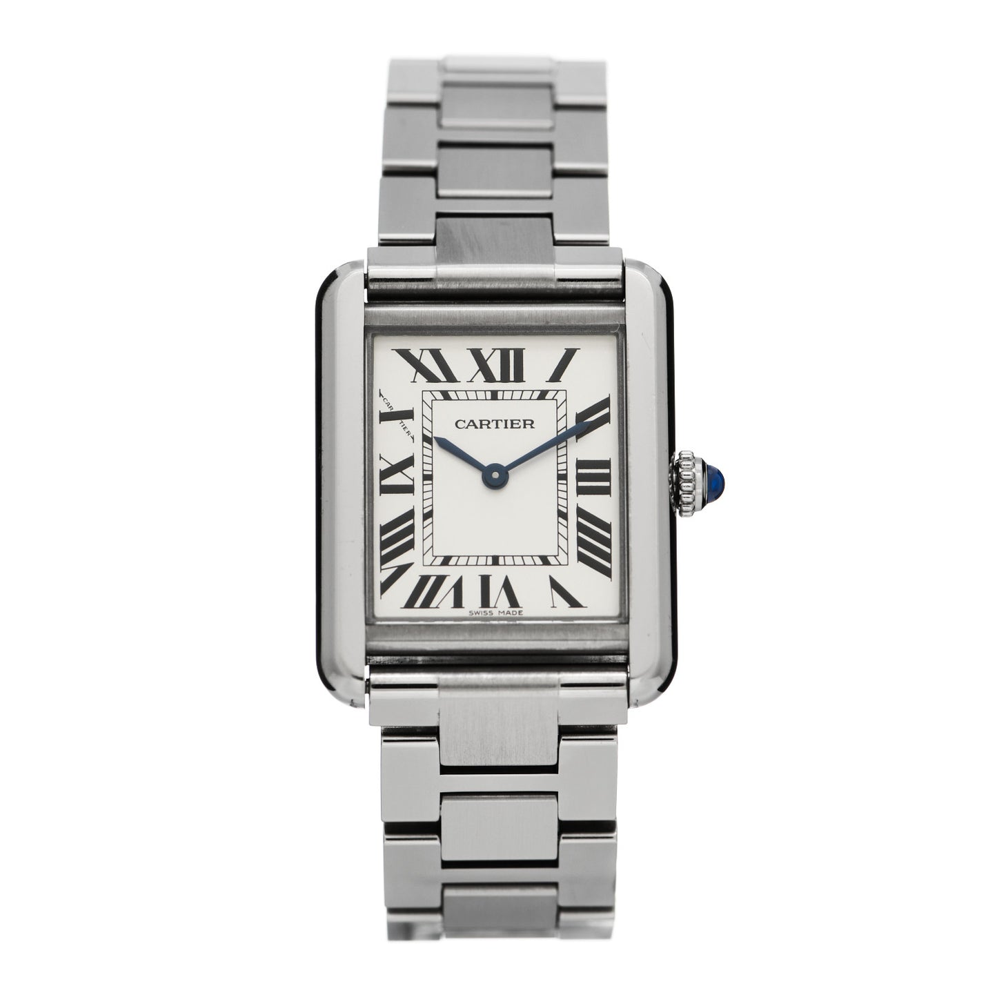 Stainless Steel 24mm Tank Solo Quartz Watch