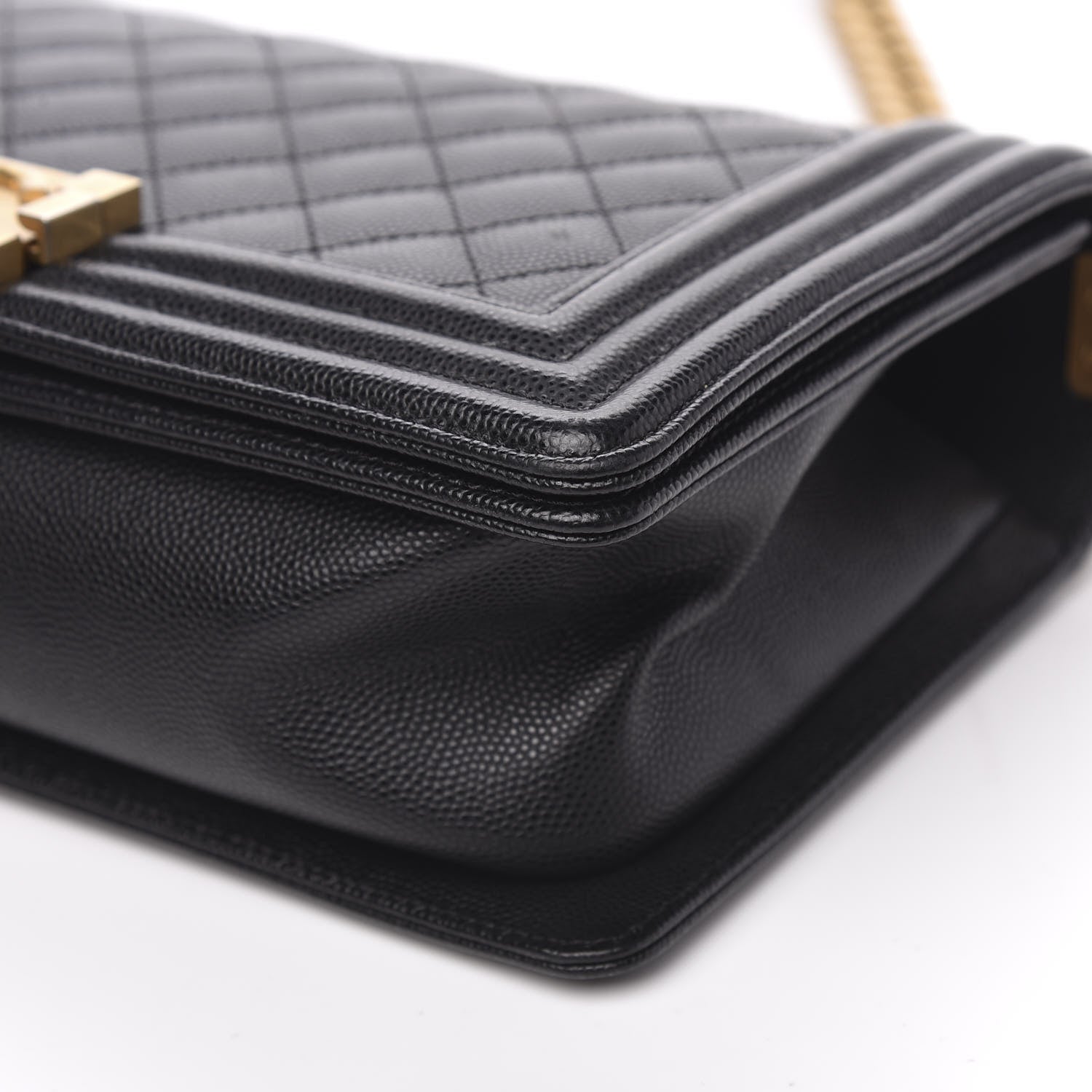 Chanel Caviar Quilted Medium Boy Flap Black 9 of 12